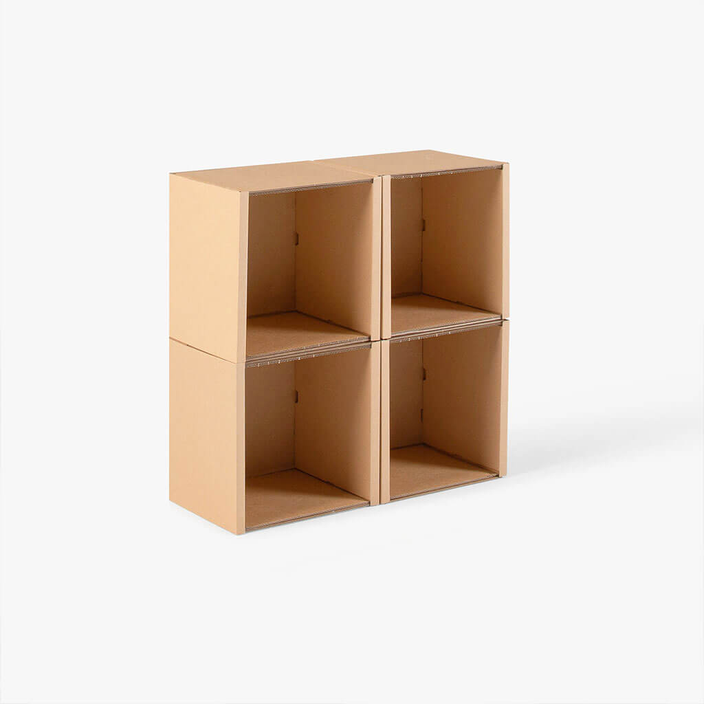 ROOM IN A BOX - Modulares Regal 2x2 ohne Erweiterungen