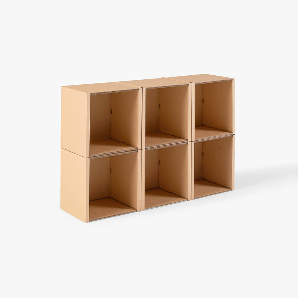 ROOM IN A BOX - Modulares Regal 2x3 ohne Erweiterungen